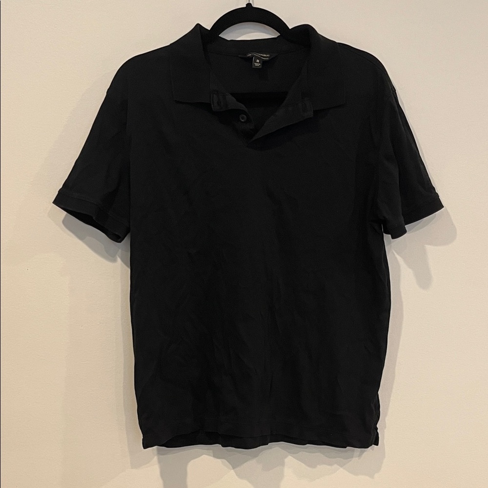 Banana Republic Men's Black Polo Shirt